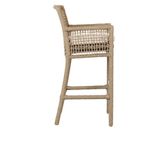Brisbane Natural Outdoor Bar Stool - Ornate Home