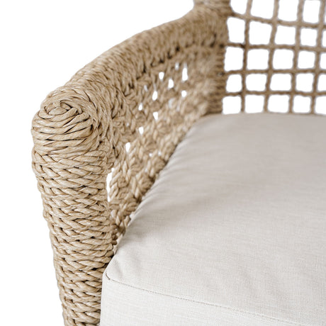 Brisbane Natural Outdoor Bar Stool - Ornate Home