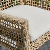Brisbane Natural Outdoor Bar Stool - Ornate Home
