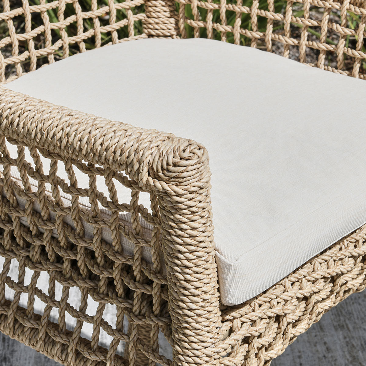 Brisbane Natural Outdoor Bar Stool - Ornate Home