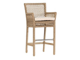 Brisbane Natural Outdoor Bar Stool - Ornate Home