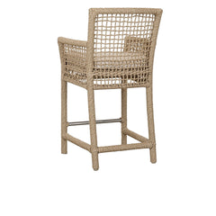 Brisbane Natural Outdoor Counter Stool - Ornate Home