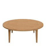 Brisbane Natural Teak Wood Outdoor Patio Coffee Table - Ornate Home