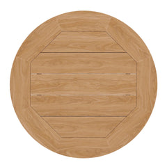 Brisbane Natural Teak Wood Outdoor Patio Coffee Table - Ornate Home