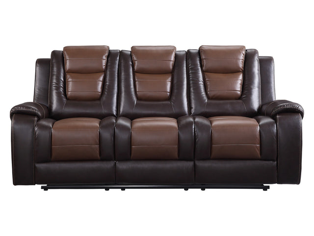 Briscoe Brown Double Reclining Sofas - Ornate Home
