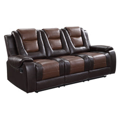 Briscoe Brown Double Reclining Sofas - Ornate Home