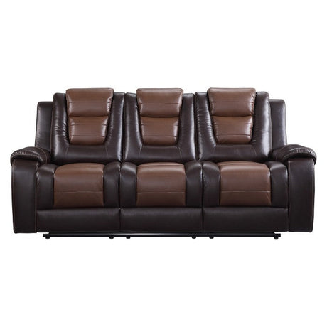 Briscoe Brown Double Reclining Sofas - Ornate Home