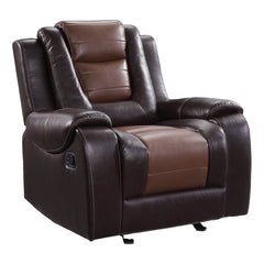 Briscoe Brown Glider Reclining Chair - Ornate Home