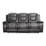 Briscoe Gray Sofa & Loveseat - Ornate Home