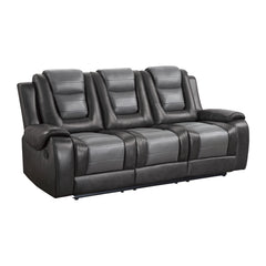 Briscoe Gray Sofa & Loveseat - Ornate Home