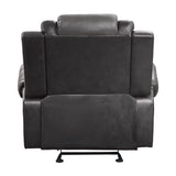 Briscoe Two-Tone Manual Recliner - Ornate Home