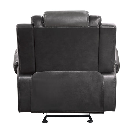 Briscoe Two-Tone Manual Recliner - Ornate Home