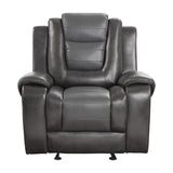 Briscoe Two-Tone Manual Recliner - Ornate Home