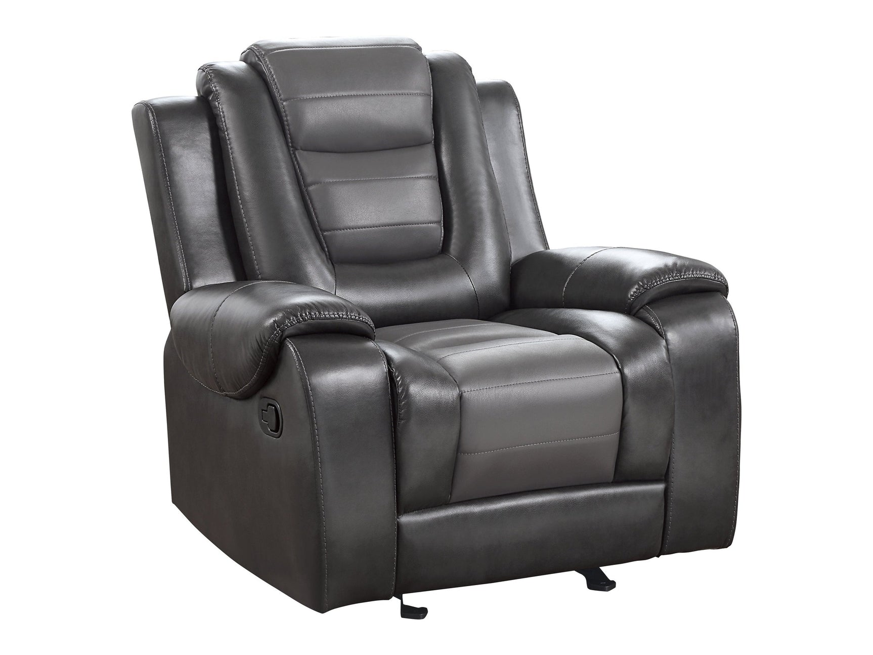 Briscoe Two-Tone Manual Recliner - Ornate Home