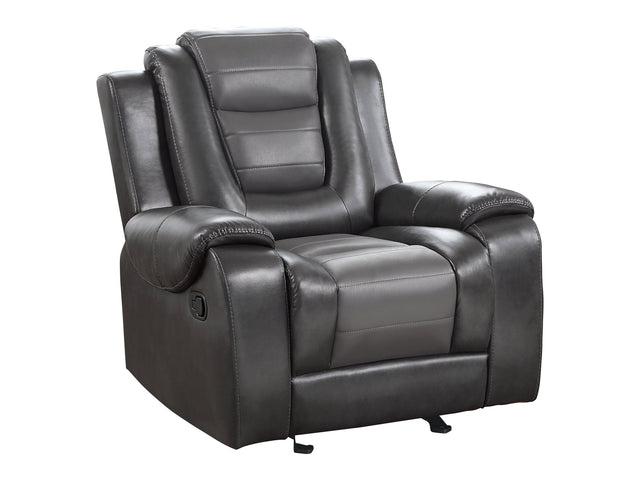 Briscoe Two-Tone Manual Recliner - Ornate Home