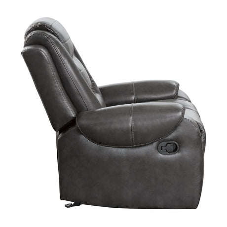 Briscoe Two-Tone Manual Recliner - Ornate Home