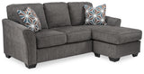 Brise Gray Sofa Chaise, Occasional Tables and Lamps - Ornate Home