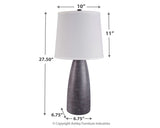Brise Gray Sofa Chaise, Occasional Tables and Lamps - Ornate Home