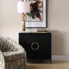 Briseis Black 2 Door Cabinet - Ornate Home
