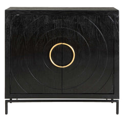 Briseis Black 2 Door Cabinet - Ornate Home