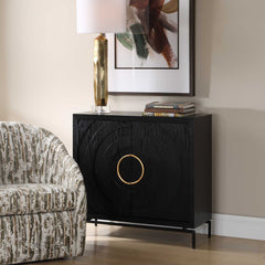 Briseis Black 2 Door Cabinet - Ornate Home