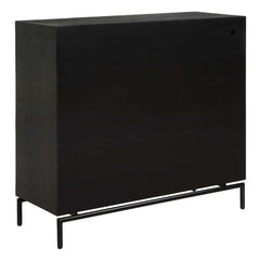 Briseis Black 2 Door Cabinet - Ornate Home