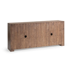 Bristol Cafe Brown 4-Door Cabinet