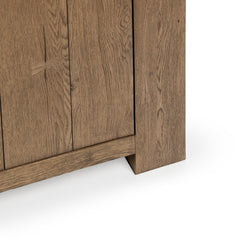 Bristol Cafe Brown 4-Door Cabinet