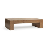 Bristol Cafe Brown 70" Rectangular Coffee Table