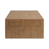 Bristol Cafe Brown 70" Rectangular Coffee Table