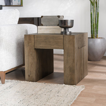 Bristol Cafe Brown End Table - Ornate Home