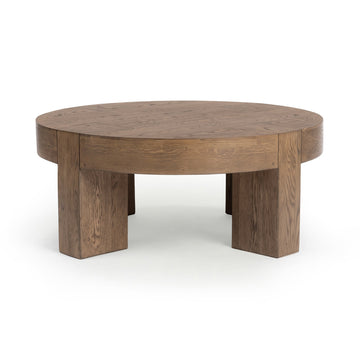 Bristol Cafe Brown Round Coffee Table - Ornate Home