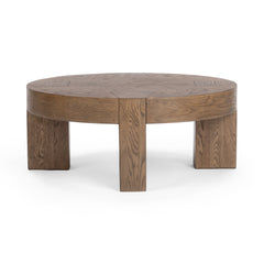 Bristol Cafe Brown Round Coffee Table - Ornate Home