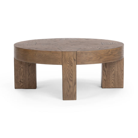 Bristol Cafe Brown Round Coffee Table - Ornate Home