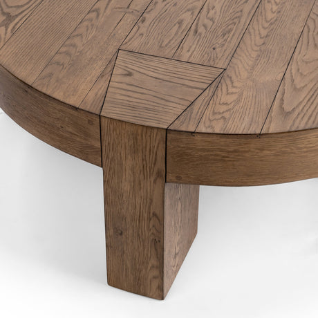 Bristol Cafe Brown Round Coffee Table - Ornate Home