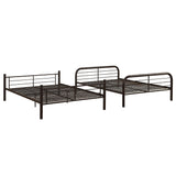 Bristol Dark Brown Bunk Bed (Full/Full) - Ornate Home