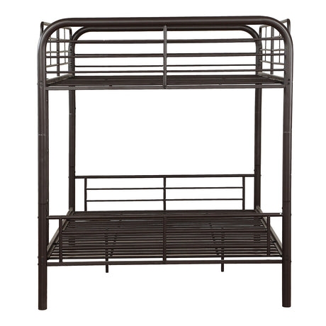 Bristol Dark Brown Bunk Bed (Full/Full) - Ornate Home