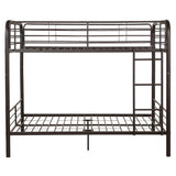 Bristol Dark Brown Bunk Bed (Full/Full) - Ornate Home