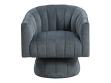 Bristol Dark Gray Swivel Chair - Ornate Home