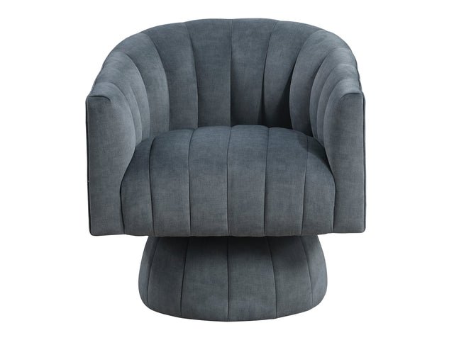 Bristol Dark Gray Swivel Chair - Ornate Home