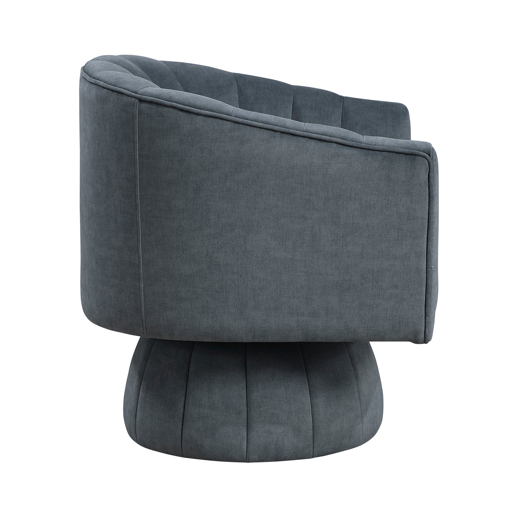 Bristol Dark Gray Swivel Chair - Ornate Home
