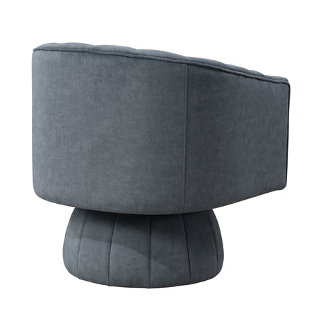 Bristol Dark Gray Swivel Chair - Ornate Home