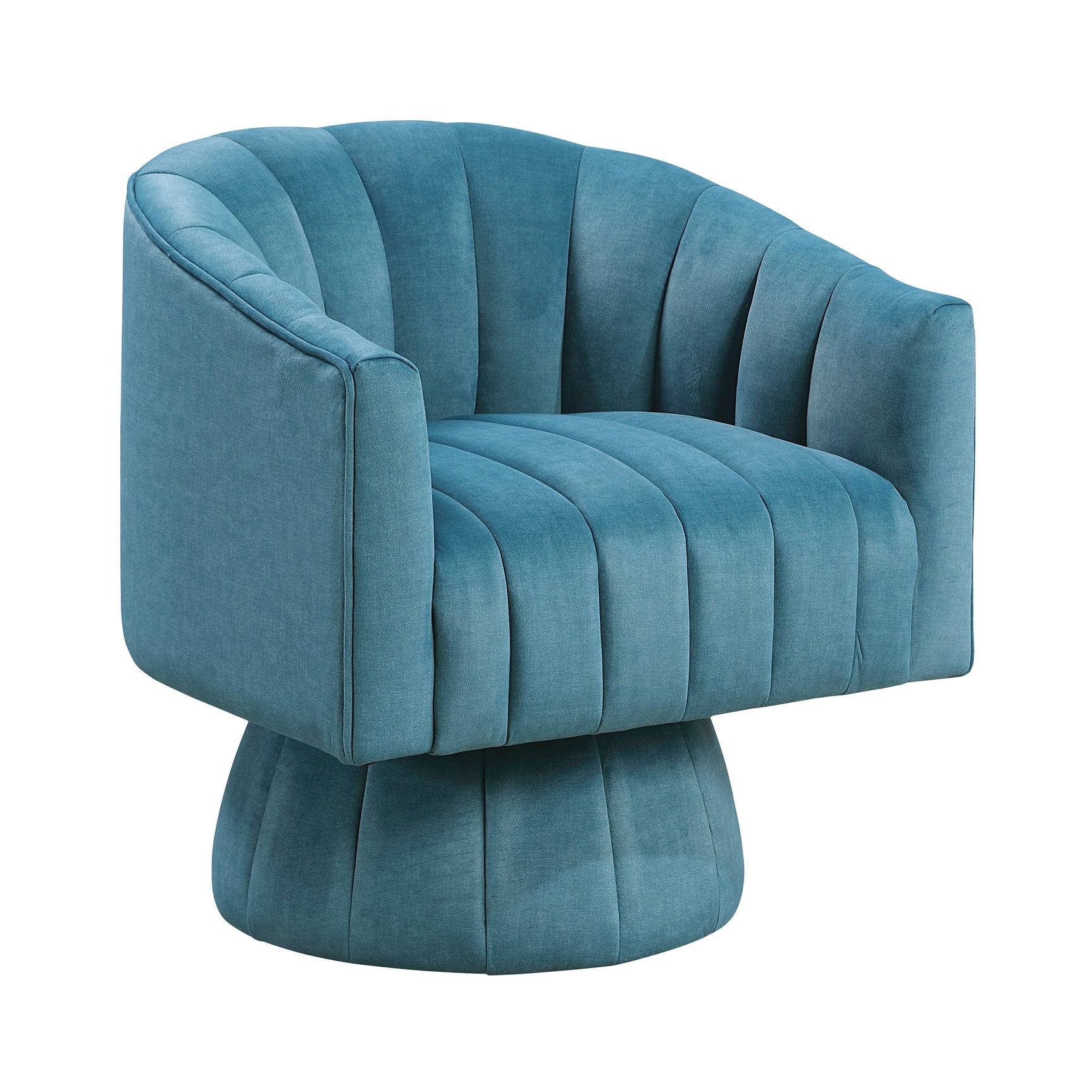 Bristol Dark Teal Swivel Chair - Ornate Home
