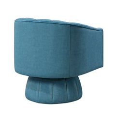 Bristol Dark Teal Swivel Chair - Ornate Home