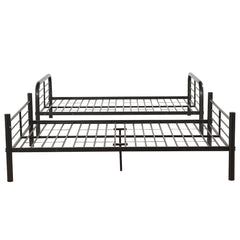 Bristol Gunmetal Bunk Bed (Full/Full) - Ornate Home