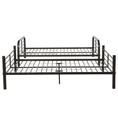 Bristol Gunmetal Bunk Bed (Full/Full) - Ornate Home