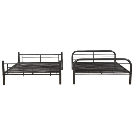 Bristol Gunmetal Bunk Bed (Full/Full) - Ornate Home
