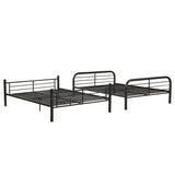 Bristol Gunmetal Bunk Bed (Full/Full) - Ornate Home