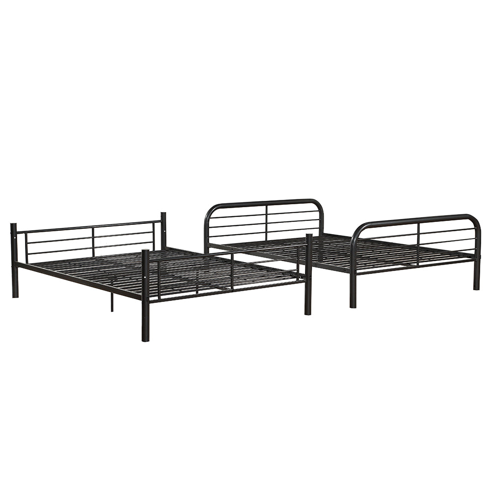 Bristol Gunmetal Bunk Bed (Full/Full) - Ornate Home