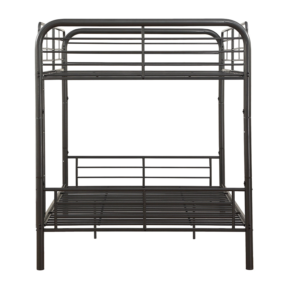 Bristol Gunmetal Bunk Bed (Full/Full) - Ornate Home
